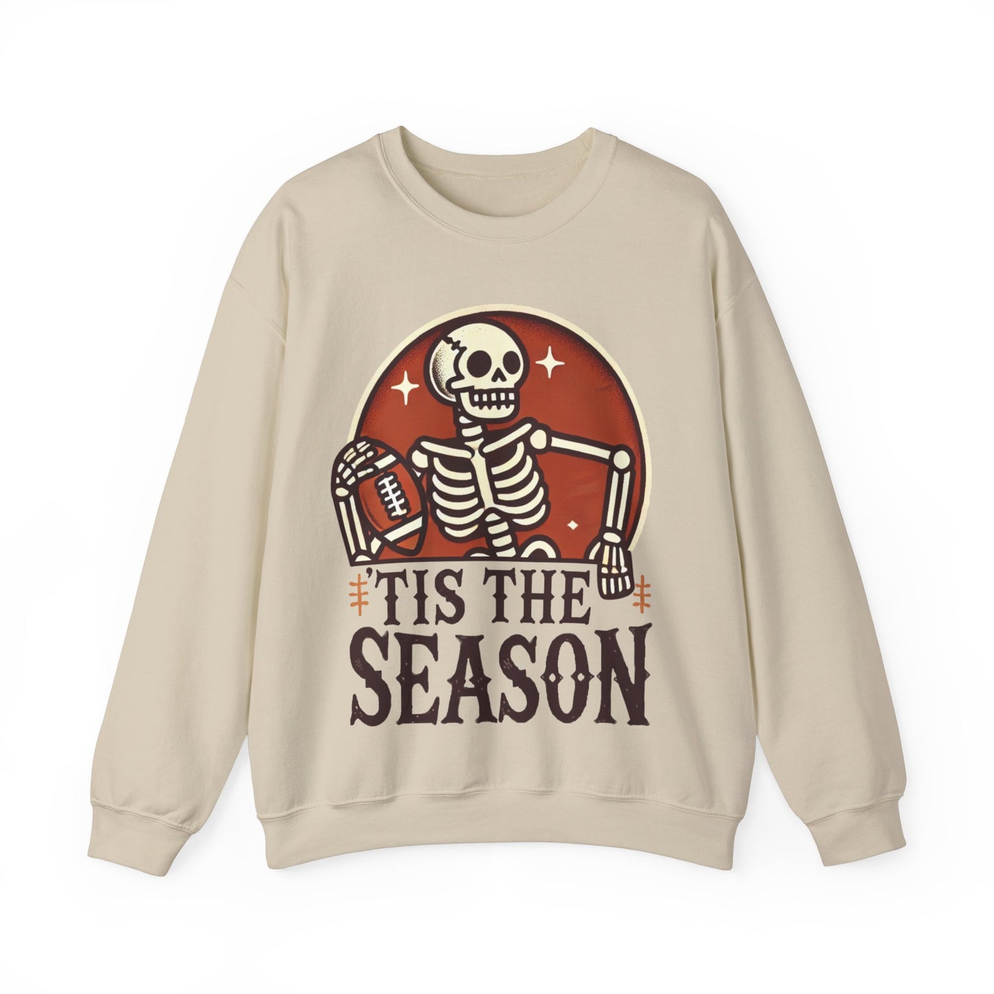 'Tis The Season Quarterback Skeleton Sweatshirt