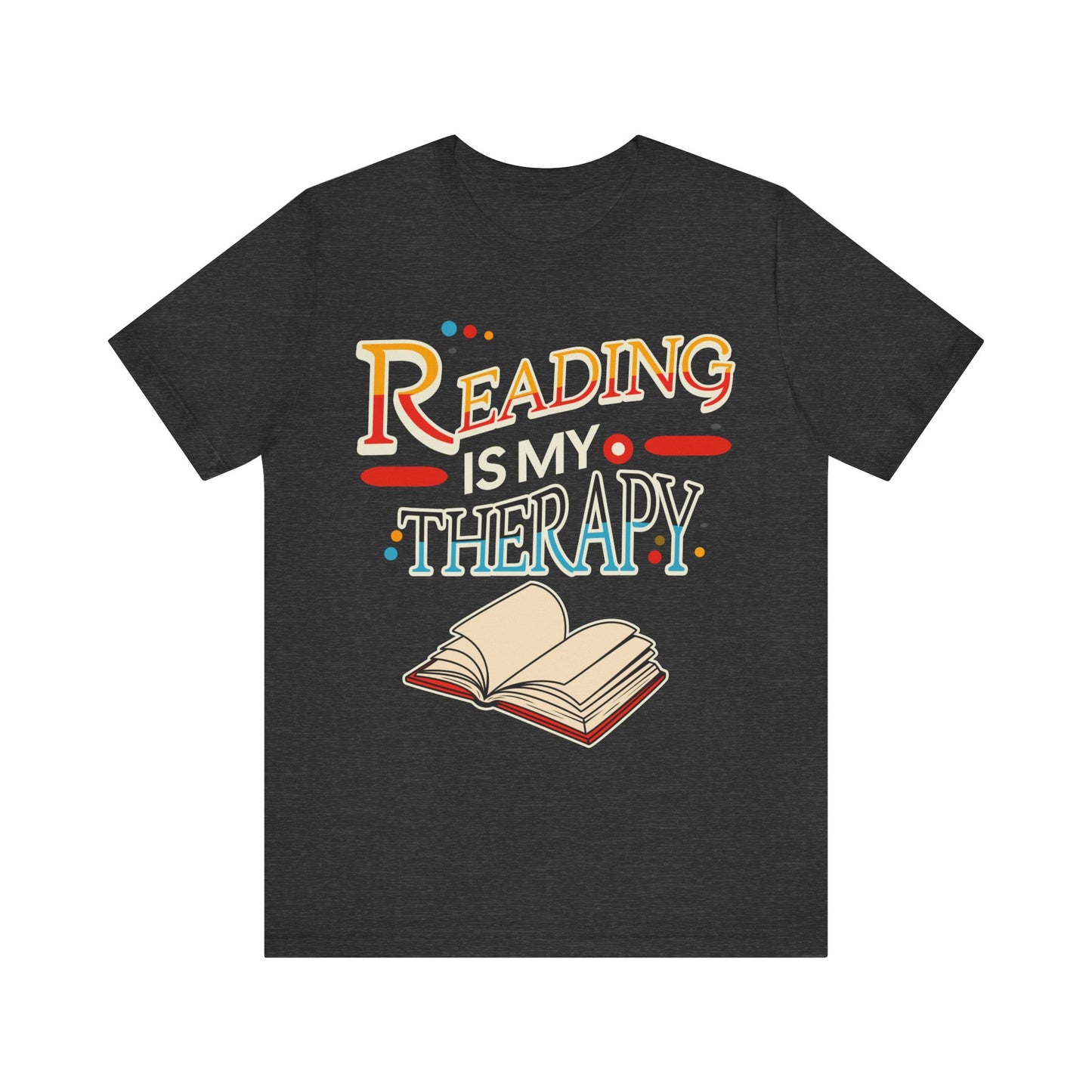 Reading is My Therapy T-shirt