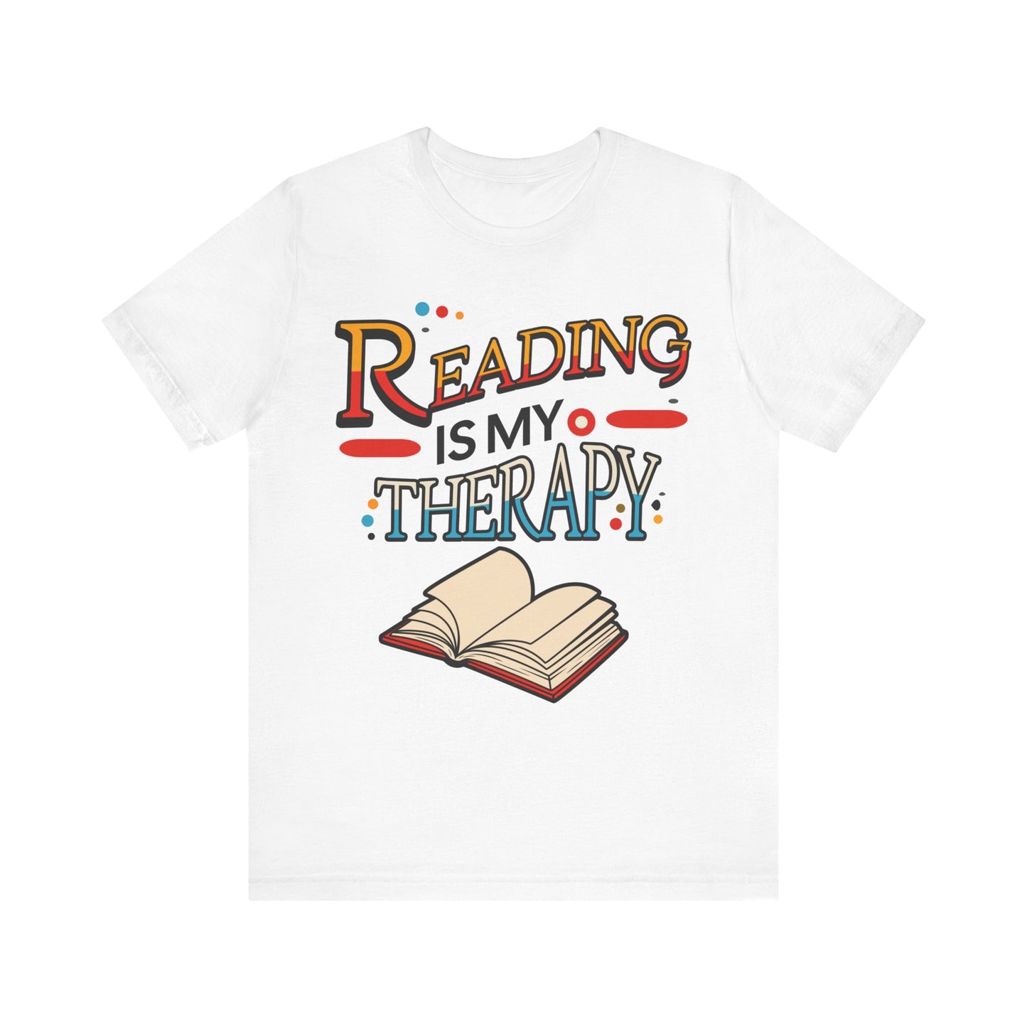 Reading is My Therapy T-shirt