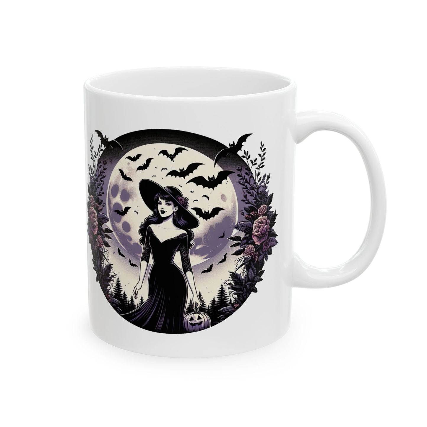 Midnight Mistress Ceramic Mug (11oz, 15oz)