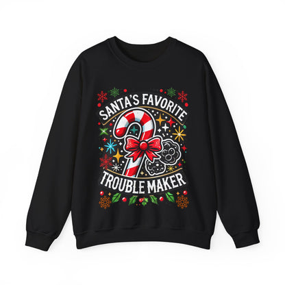 Santa's Favorite Troublemaker Sweatshirt