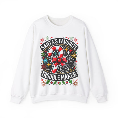 Santa's Favorite Troublemaker Sweatshirt