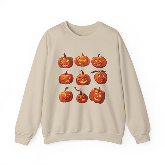 3x3 Jack-O'Lantern Sweatshirt