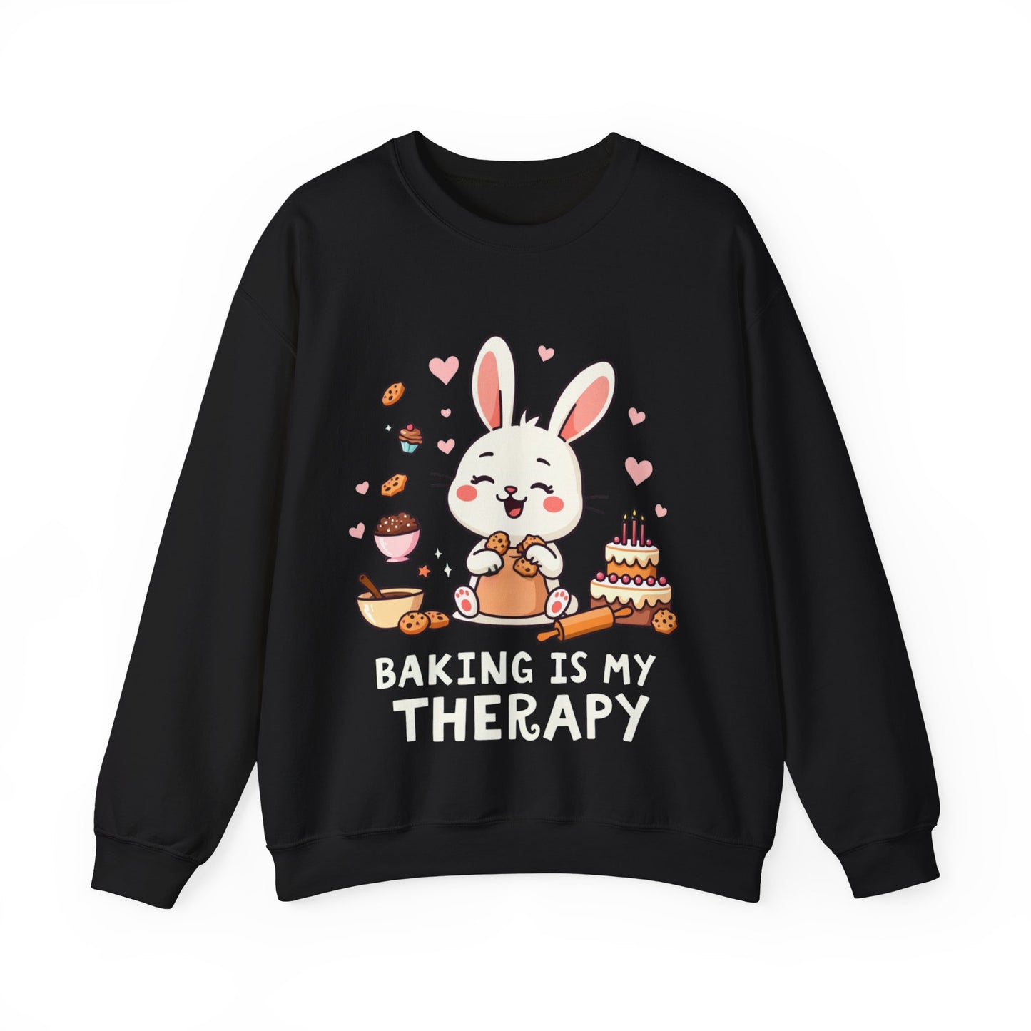 Baking is my Therapy Bunny Sweatshirt