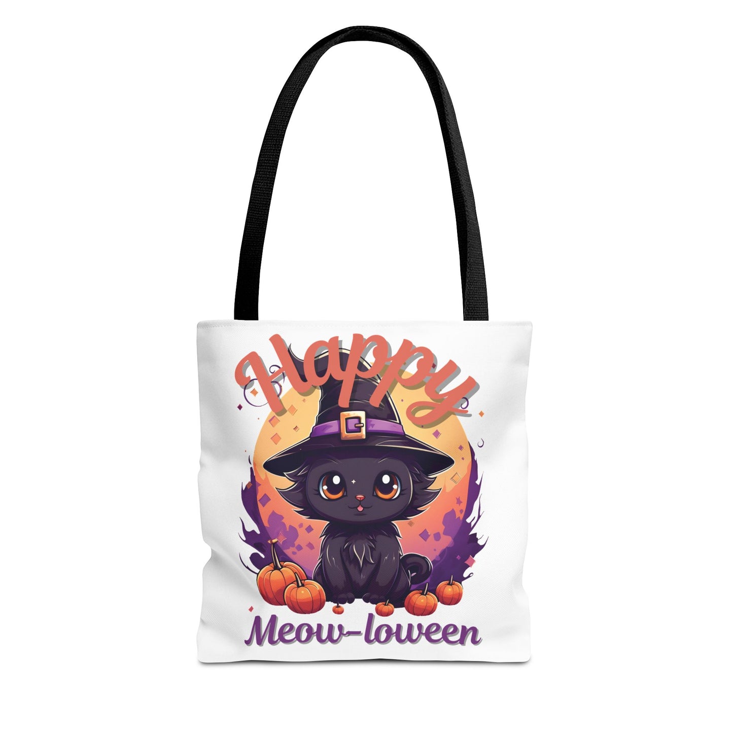 Happy Meow-loween Sublimated Tote Bag