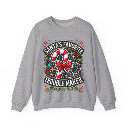 Santa's Favorite Troublemaker Sweatshirt