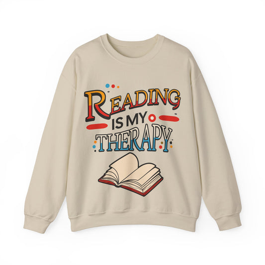 Reading is my Therapy Sweatshirt