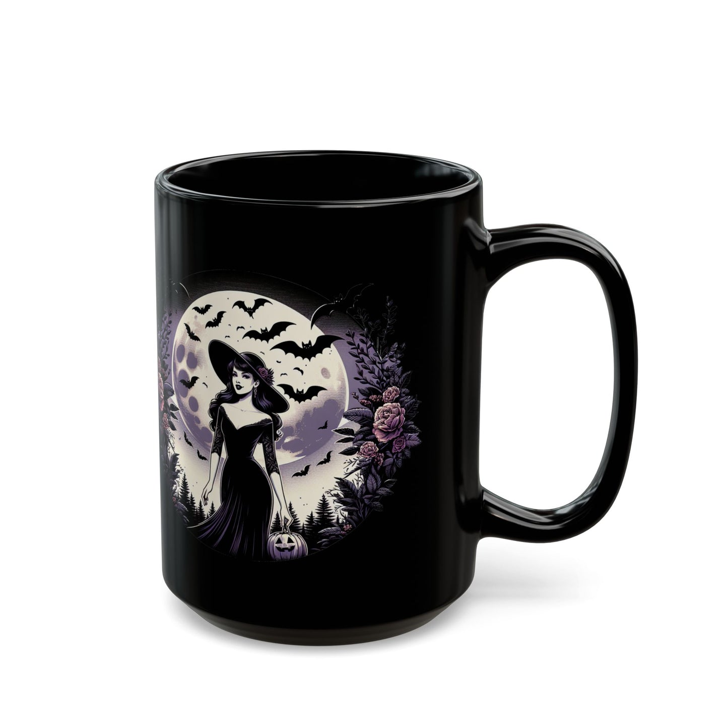 Midnight Mistress Ceramic Mug (11oz, 15oz)