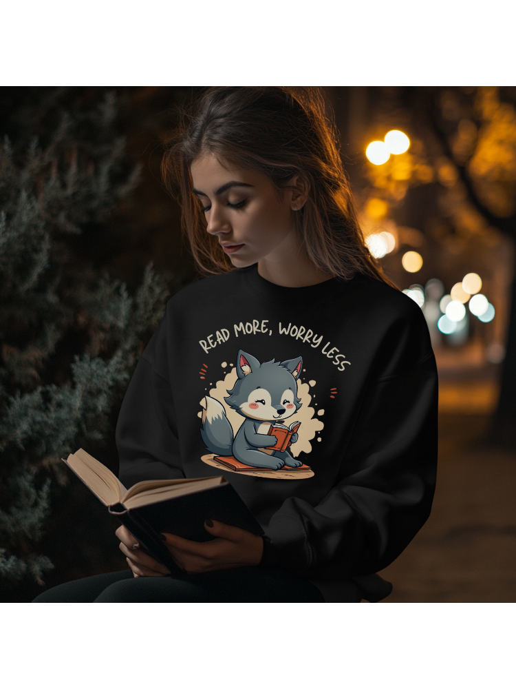 Read More Worry Less Cute Sweatshirt