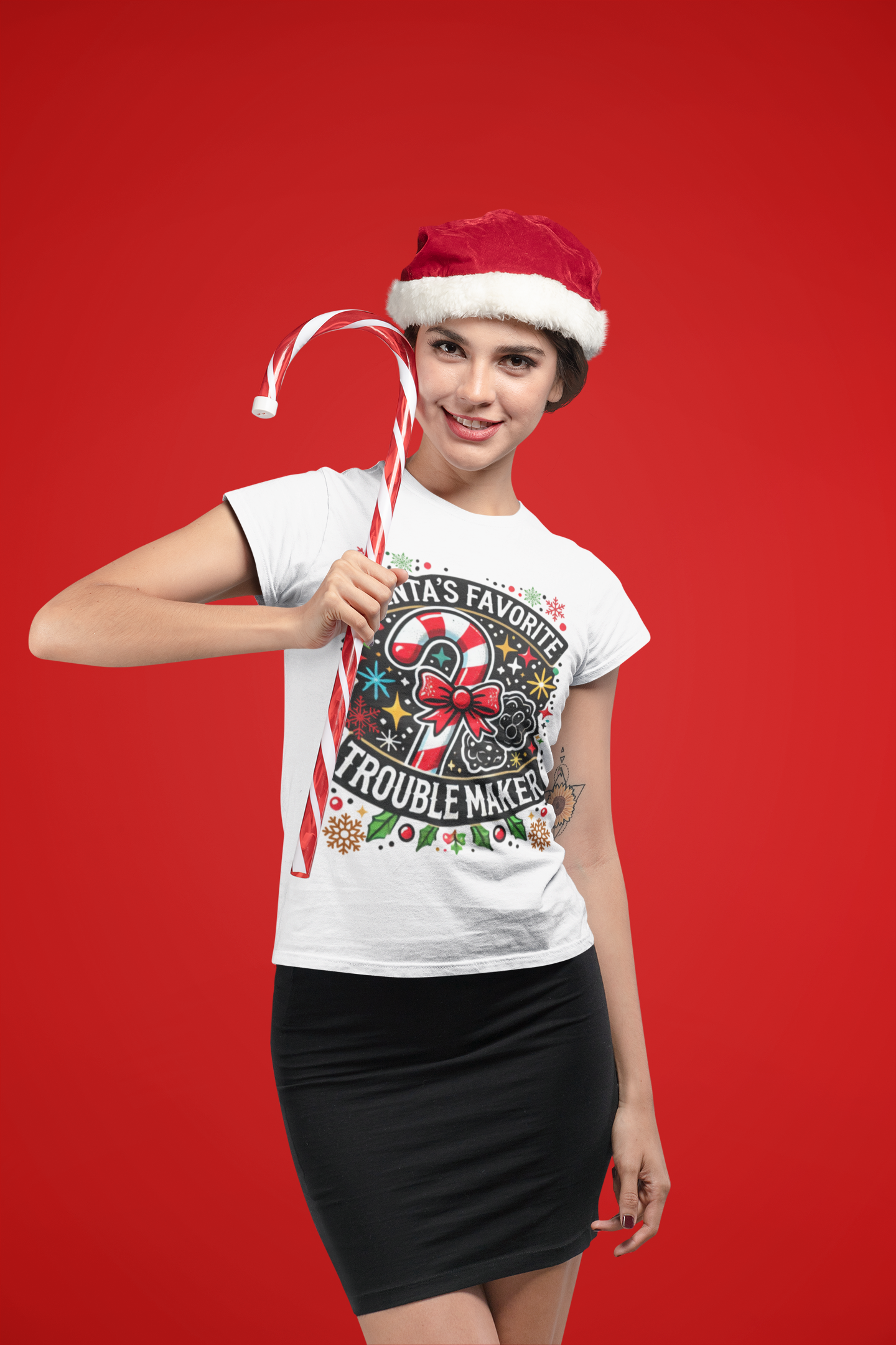 Santa's Favorite Troublemaker T-shirt