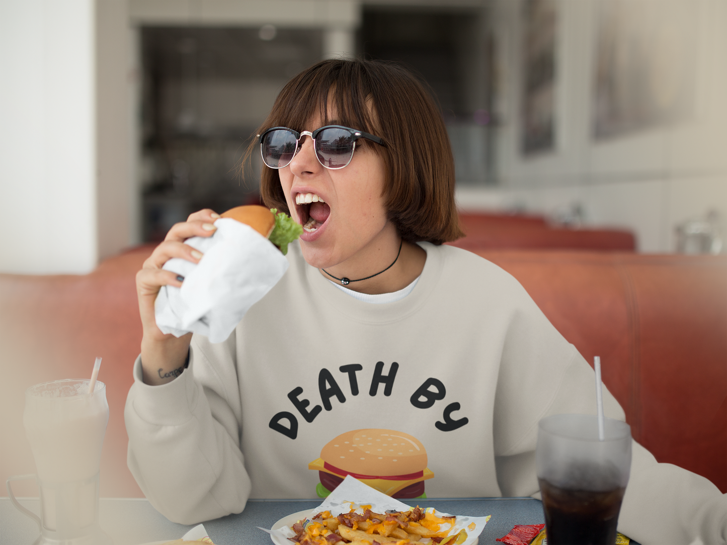 Death by Burger Sweatshirt