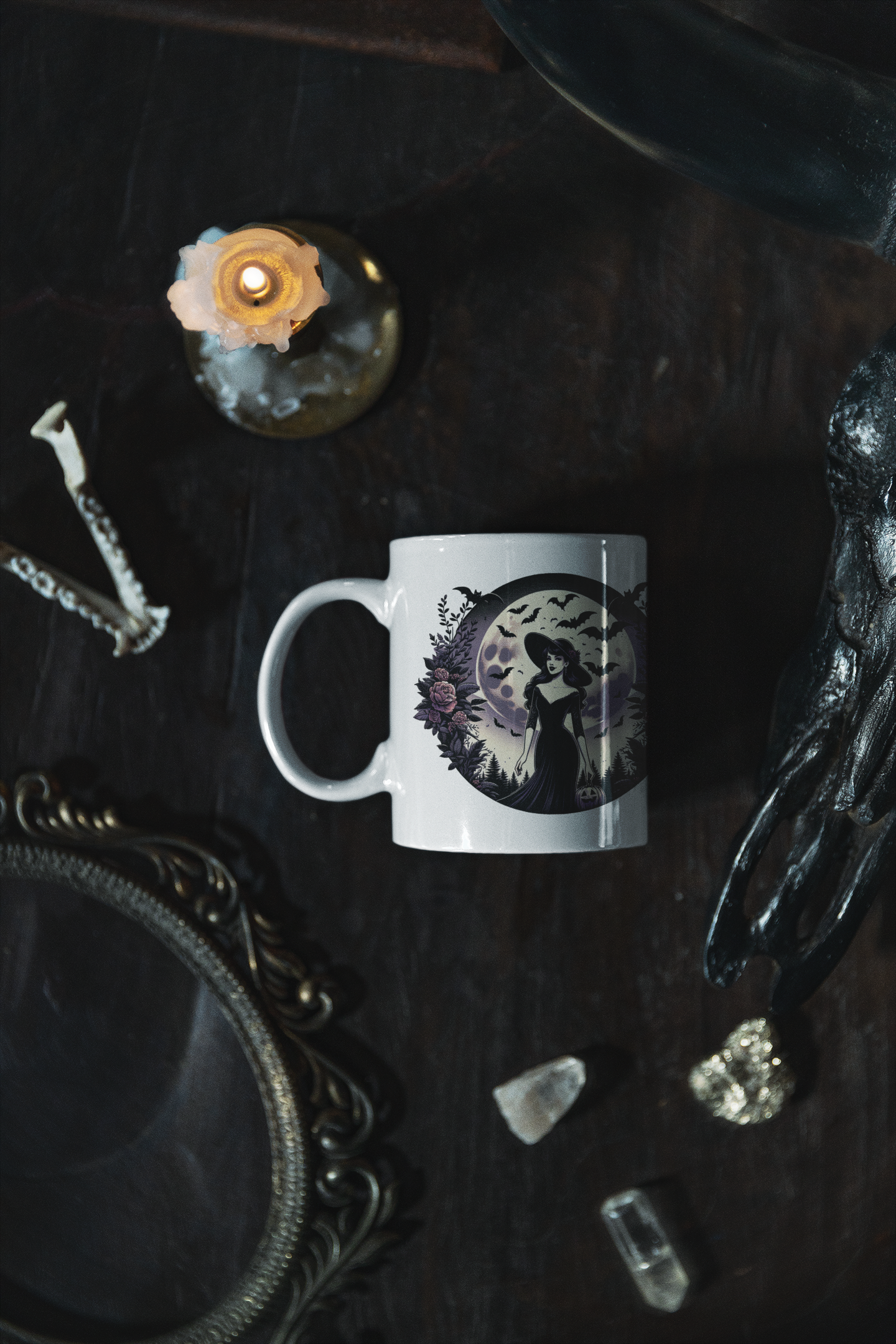 Midnight Mistress Ceramic Mug (11oz, 15oz)