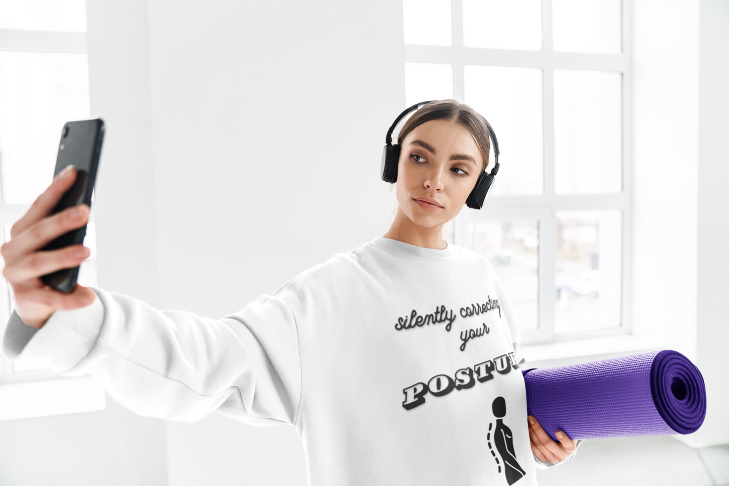 Silently Correcting Your Posture Sweatshirt