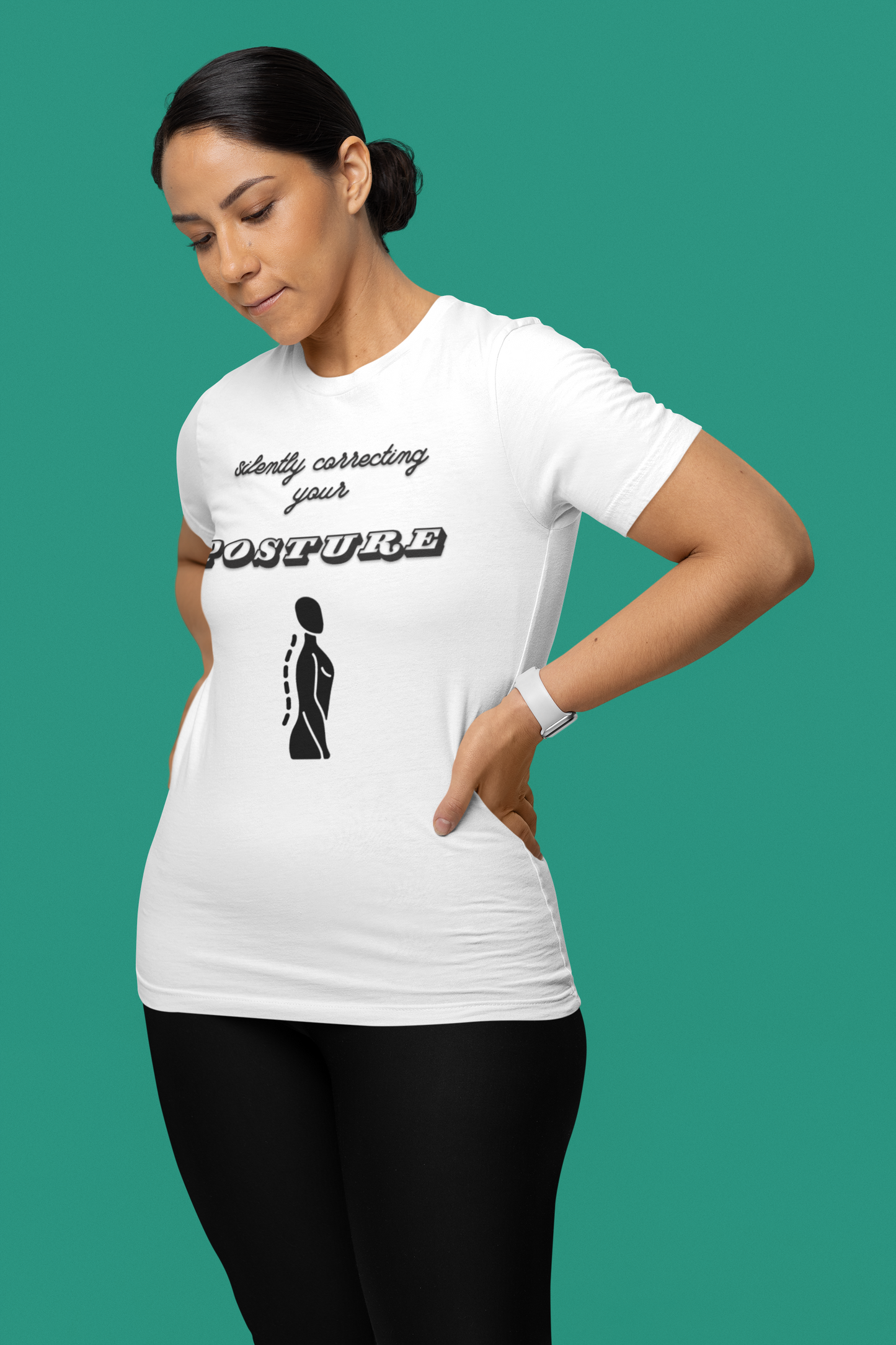 Silently Correcting Your Posture T-shirt